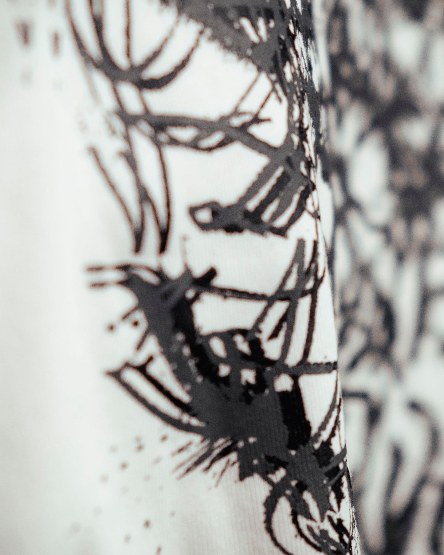 »Lia Heart Black & White« T-Shirt White